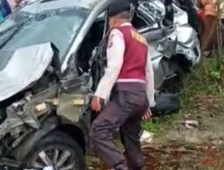 Pasca Ditabrak Kereta Api, Dua Penumpang Wuling Alami Luka Ringan