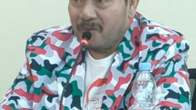 Kebebasan Anas Urbaningrum Disambut Seribu Lebih Brigade LMPP Bandung