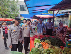 Jelang Idul Fitri, Polres Kampar Monitoring Harga Sembako