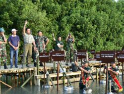 Panglima TNI Tinjau Gladi Bersih Penanaman Mangrove Nasional