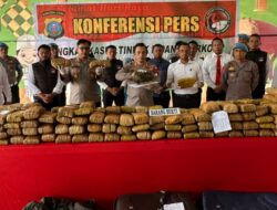 Polresta Deli Serdang Paparkan Ungkapan Kasus 173 Kg Ganja