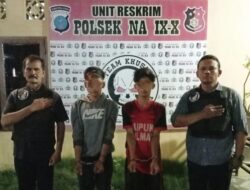 Unit Reskrim Polsek NA IX-X Ringkus Pembobol Ruko di Kampung Pajak Labura