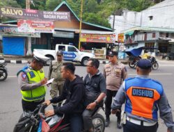 Hari Pertama Ops Patuh Toba 2023 Polres Sibolga, Jaring Pelanggar Tidak Lengkap Surat-Surat