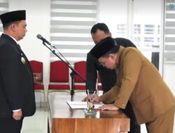 Bupati Labuhanbatu Lantik Sekretaris Daerah Kabupaten Labuhanbatu yang Baru