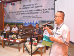 Bimtek Program Desa Anti Korupsi, Pj Bupati Kampar : Wujudkan Desa Anti Korupsi