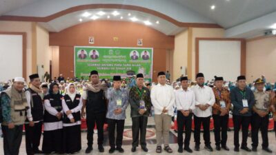 Bupati Labura Sambut Kepulangan Jamaah Haji Kloter 22 di Asrama Haji Medan