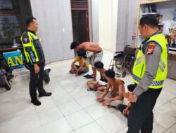 Kapolres Kampar Pimpin Langsung Razia Balap Liar, 4 Sepeda Motor Diamankan