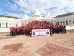 Sambut HUT RI ke-78, Polda Kepri Gelar Bersihkan Museum Raja Ali Batam Center dan Makam Nong Isa Nongsa