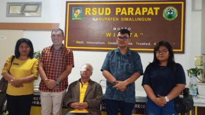 Warga Samosir Operasi Katarak, Direktur di RSUD Parapat : Perdana dan Sukses