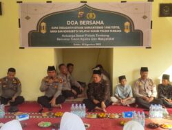 Jaga Kamtibmas, Polsek Tambang Gelar Doa Bersama & Santuni Anak Yatim
