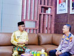 Baru Menjabat, Kapolres Silaturahmi dengan Bupati Kampar
