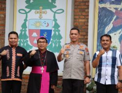 Kapolres Tapteng Silaturahmi ke Kantor Keuskupan Sibolga
