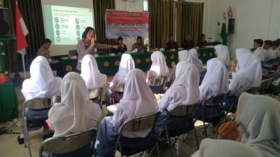 Sambut HUT Polwan 75, Satlantas Polres Pematangsiantar Goes To School