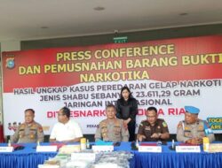 Polda Riau Ungkap 4 Kasus Pengedaran Narkoba Jaringan Internasional