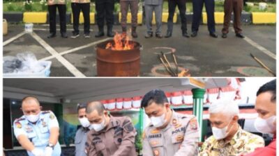Kejaksaan Negeri Binjai Musnakan Barang Bukti