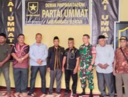 Pimpinan Partai Ummat Labusel Resmikan Kantor Media Center