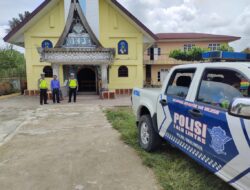 Polres Simalungun Patroli, Pastikan Keamanan Ibadah di Gereja