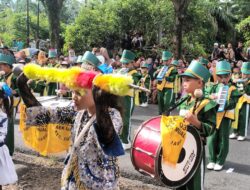 Lautan Manusia Hiasi Karnaval Sambut HUT RI Ke-78 di Kecamatan Siabu