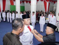 Pj Bupati Kampar Kukuhkan Pasukan Paskibraka