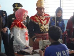 Plt Bupati Pemalang Resmikan Pelatihan Menjahit di Rutan Pemalang 