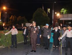 Kapolres Labuhanbatu Pimpin Apel Kehormatan & Renungan Suci HUT RI 78