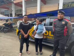 Polwan Polres Labuhanbatu Kembalikan Anak yang Terlantar ke Keluarga
