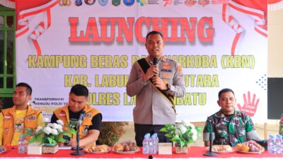 Polres Labuhanbatu Launching KBN di Desa Kuala Beringin Labura 