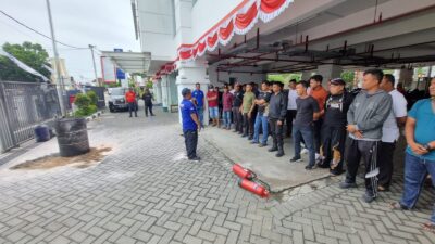 Gandeng Damkar, BRI Rantauprapat Sosialisasi Penanggulangan Kebakaran