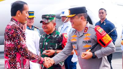 Kapolda Sumut Sambut Kunker Presiden Jokowi