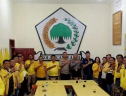 Kapolres Taput Silaturahmi ke Partai Golkar