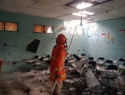 Gedung Sekolah Kesehatan Medika Farmasi Hangus Dilalap Api