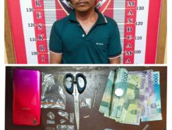 Pengedar Narkoba di Manduamas Ditangkap Polisi