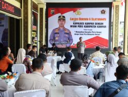 Kapolres Kampar Gelar Coffee Morning & Silaturahmi Bersama Wartawan