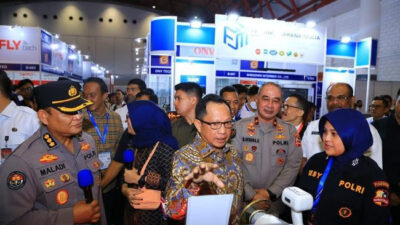 Pameran Indo Security 2023, Polri Juara 1 Design Booth Terbaik