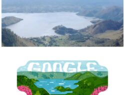 Google Doodle Hari Ini Menampilkan Pemandangan Danau Toba