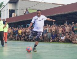 Semarak HDKD 78, Lapas Rantauprapat Gelar Futsal Antar Petugas