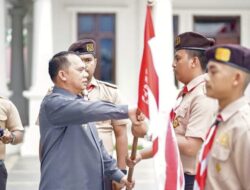 Bupati Labuhanbatu Lepas Kontingen Raimuna Nasional XII 2023