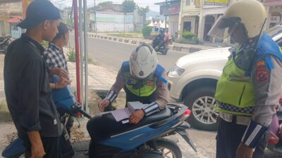 Polres Labuhanbatu Berlakukan Kembali Tilang Manual