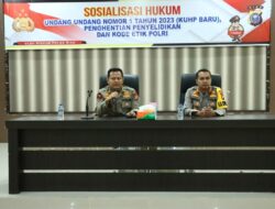 Polda Riau Sosialisasi UU No 1 Tahun 2023 ke Personil Polres Kampar