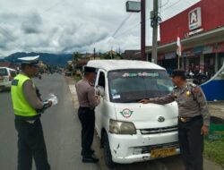 Ops Zebra Toba 2023, Sat Lantas Polres Tapteng Himbau Pengendara