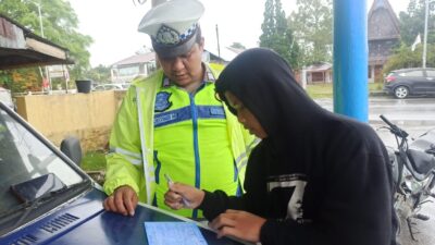 3 Hari Ops Zebra Toba 2023 Polres Humbahas Tindak Beberapa Pelanggar