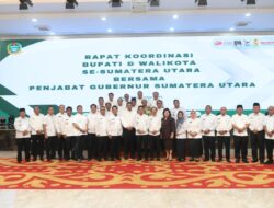 Perdana Pimpin Rakor Pj Gubernur Sumut Undang Bupati/Walikota seSumut