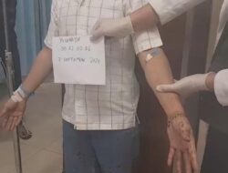 Penjaga Malam Dibacok Geng Motor di Lampung, Tangan Nyaris Putus