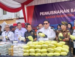 BNN RI Musnahkan 115Kg Sabu, Ratusan Ribu Ekstasi, Puluhan Kilo Ganja