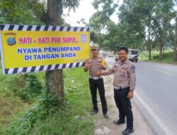 Sat Lantas Polres Labuhanbatu Ingatkan Supir Agar Tidak Ugal-ugalan