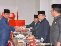 Pemkab Humbahas Sampaikan Nota Pengantar R-APBD 2024 & RPJMD