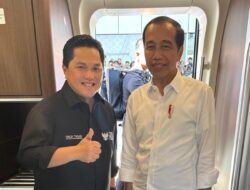 Pertama Kali Jajal Kereta Cepat, Jokowi : 350 Km/Jam Tidak Terasa