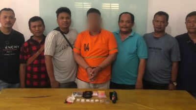 Polsek Perdagangan Tangkap Bandar Sabu