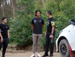 Sean Gelael Kini Geber Hyundai i20 di Danau Toba Rally