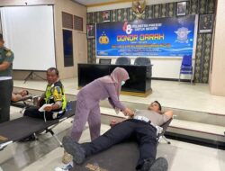 Polres Tapteng Laksanakan Donor Darah